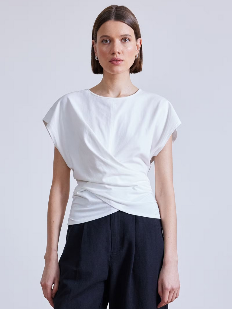 Twist Drape Tee – Augusta Twenty Twist Drape Tee – Augusta Twenty