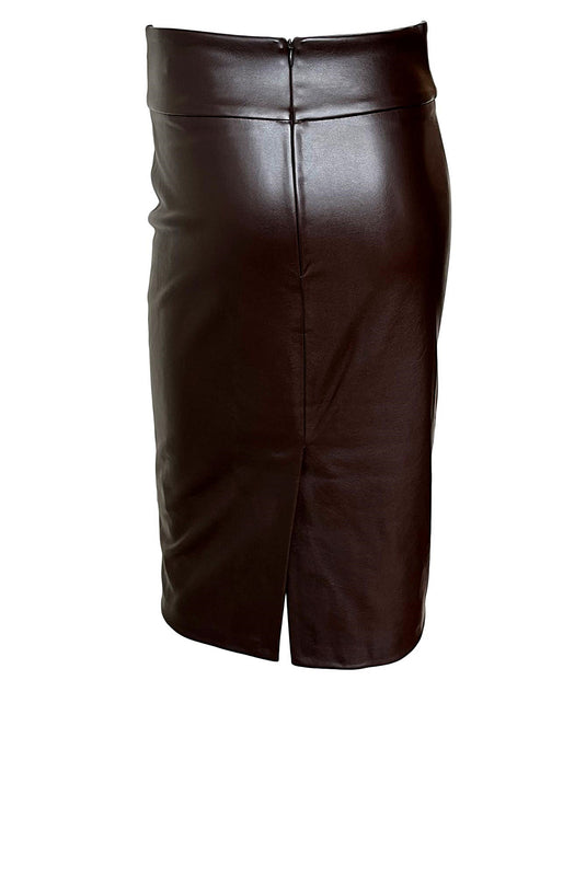 Soft Leather Pencil Skirt