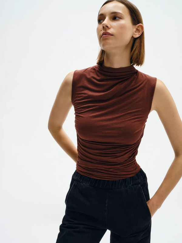 Sleeveless Twist Top