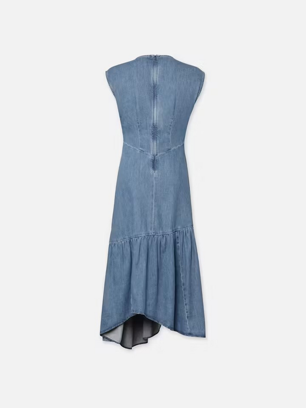 Gathered Tier Hem Dress