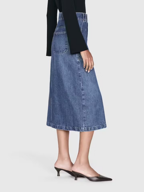 Modern Pocket Midi Skirt