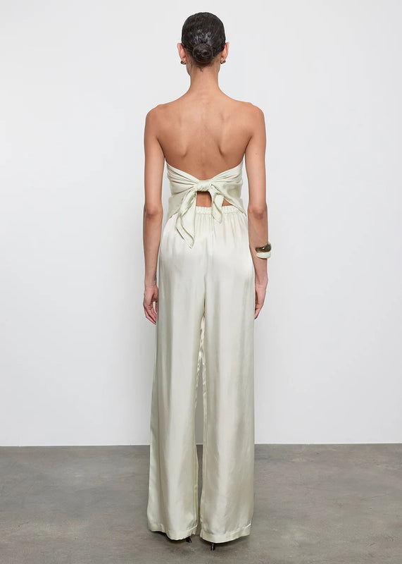 Fluid Twill Scarf Top