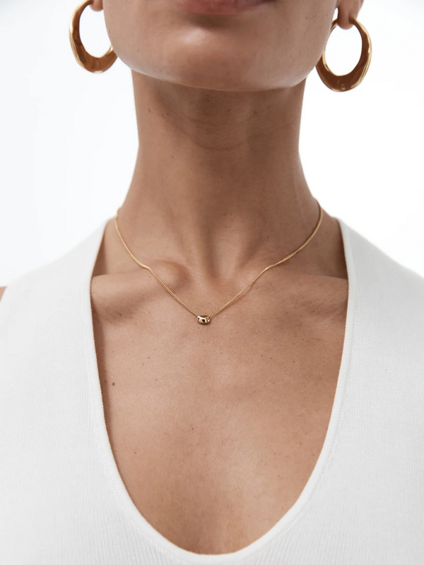 Mini Drop Necklace - Gold