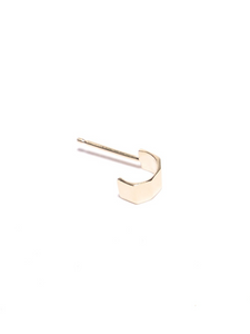 14K Mini Verrou Hoop