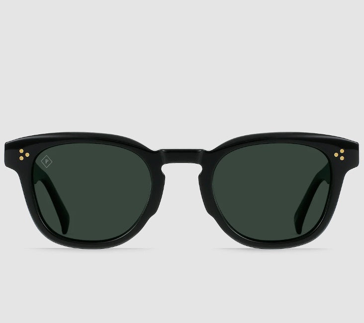 Squire Polarized Sunglasses-Recycled Black/Green