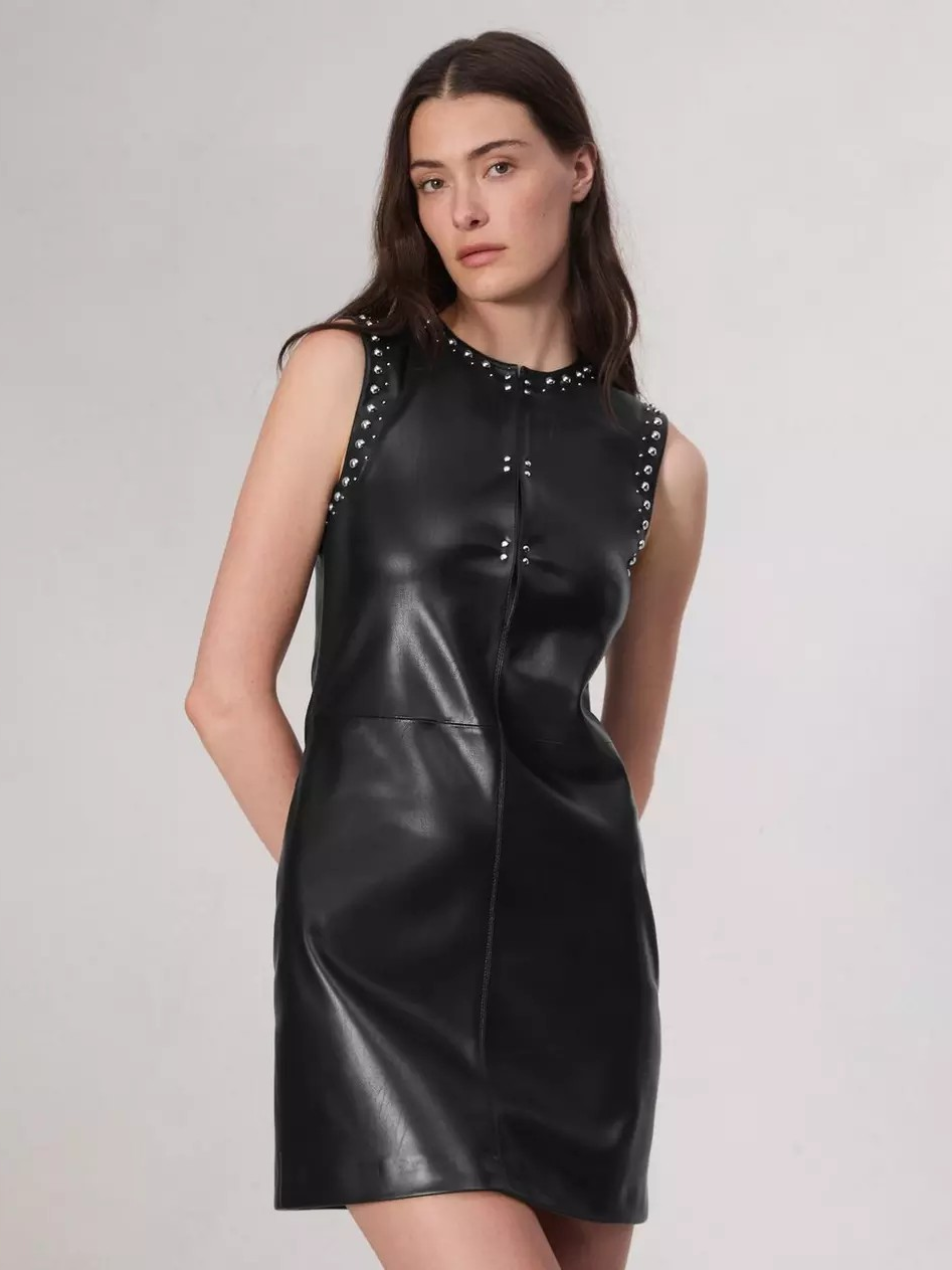 Brigette Faux Leather Dress