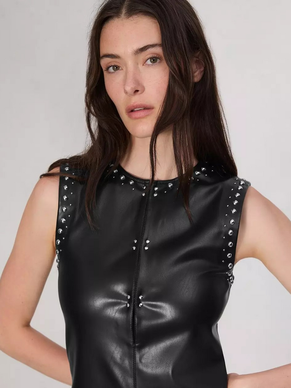 Brigette Faux Leather Dress