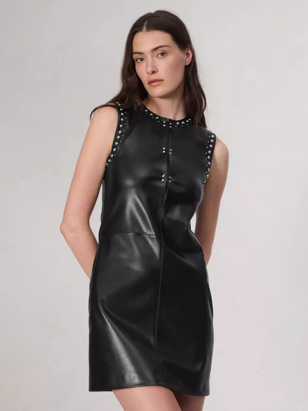 Brigette Faux Leather Dress