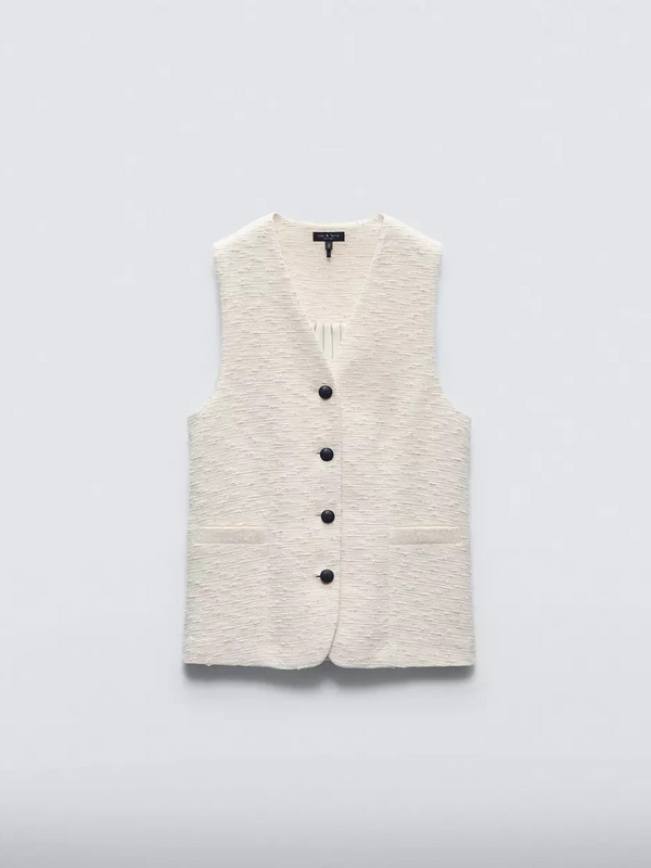 Charlotte Italian Tweed Vest