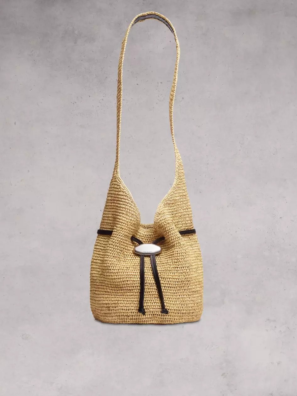 Daily Bucket Bag - Raffia