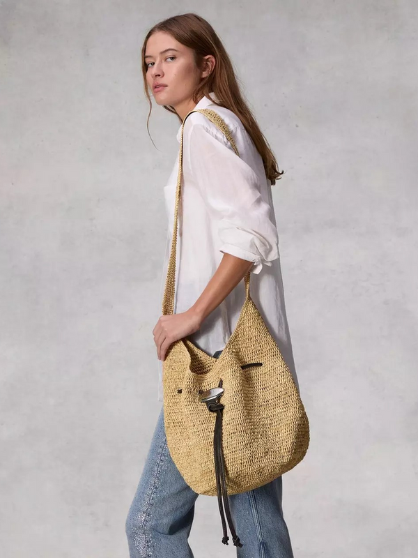 Daily Bucket Bag - Raffia