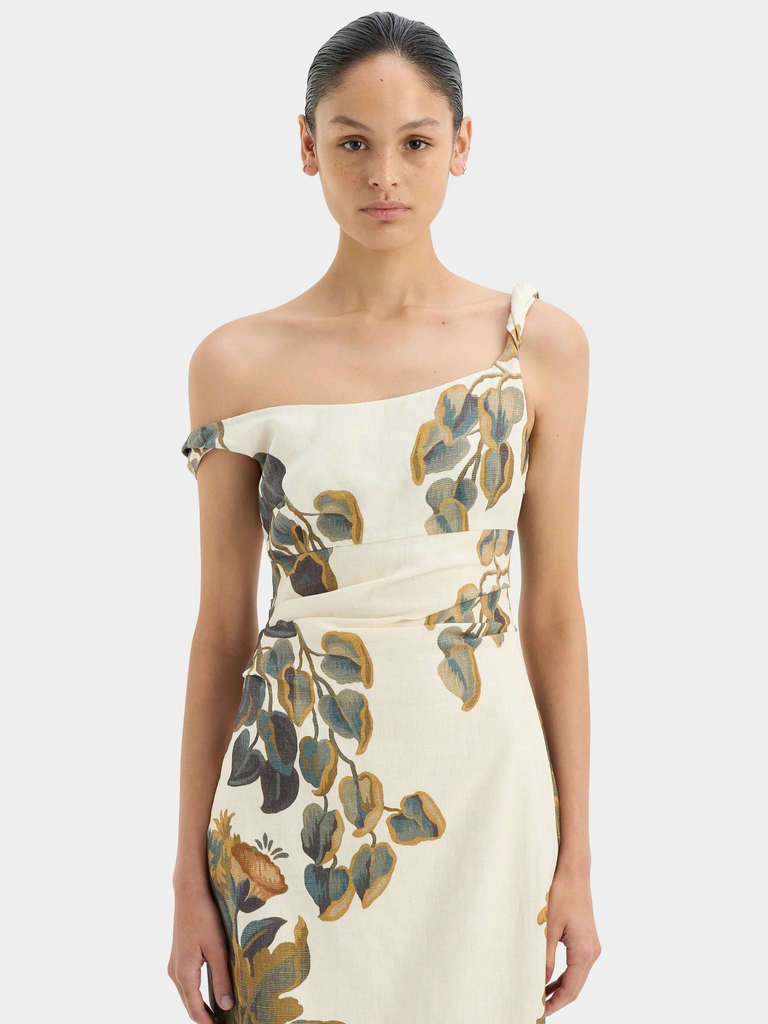 evalita twist midi dress Evalita Twist Midi