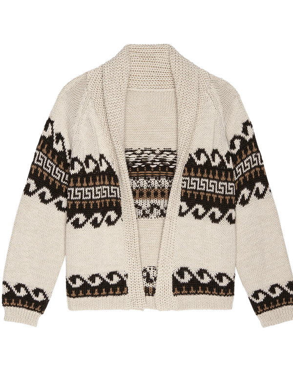 The Greek Key Lodge Cardigan