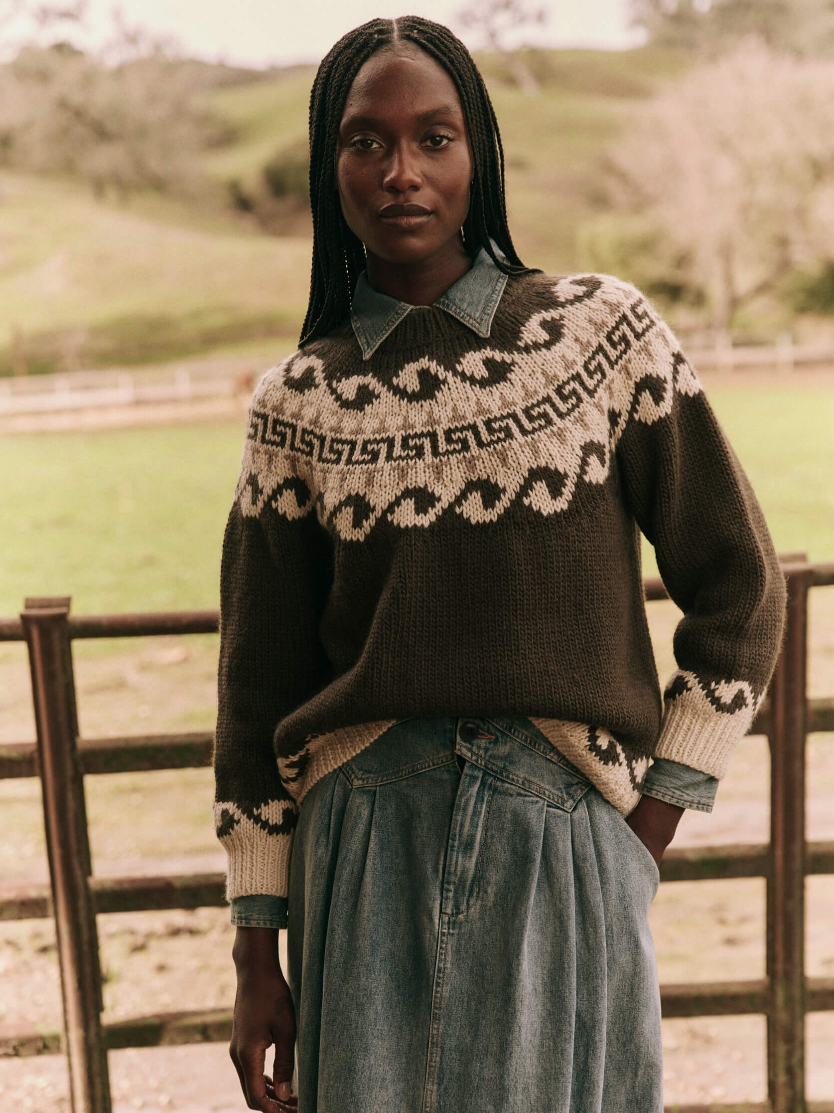 The Greek Key Pullover – Augusta Twenty