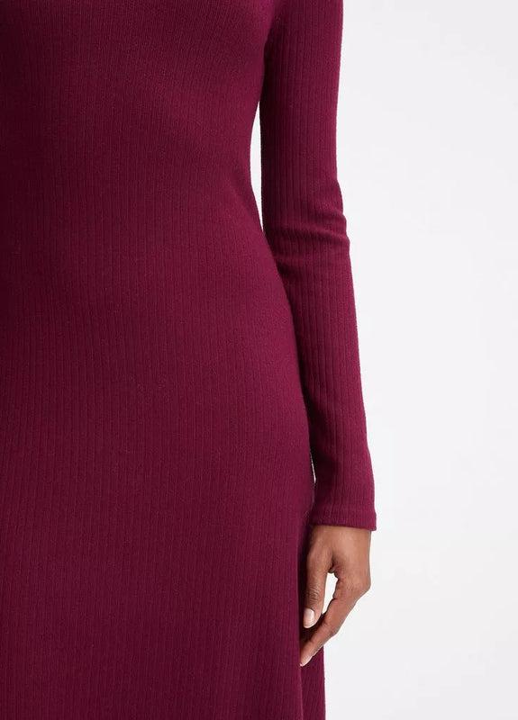 Long Sleeve Mock Neck Dress