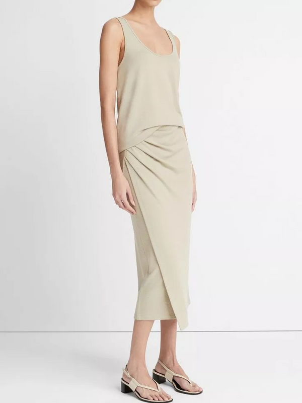 Side Drape Skirt