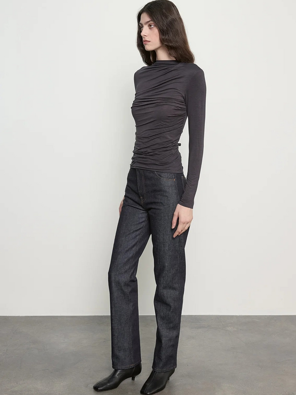 Fluid Jersey Twist Top