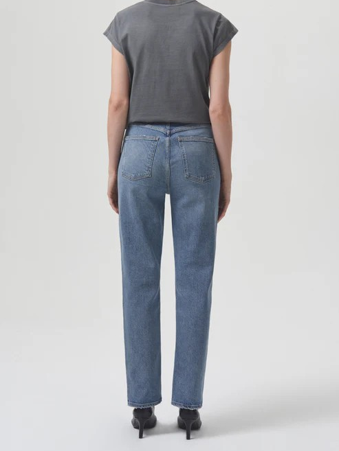 High Rise Stovepipe Jeans