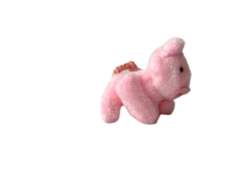 Miniature Plush Pig (Pink)