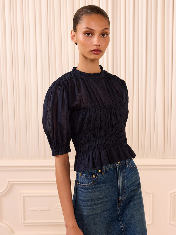 Rae Short Sleeve Cotton Top