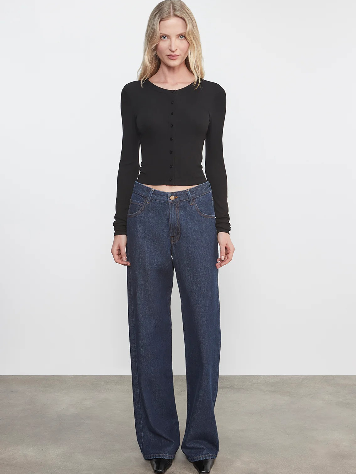 Silk Rib Essential Cardigan