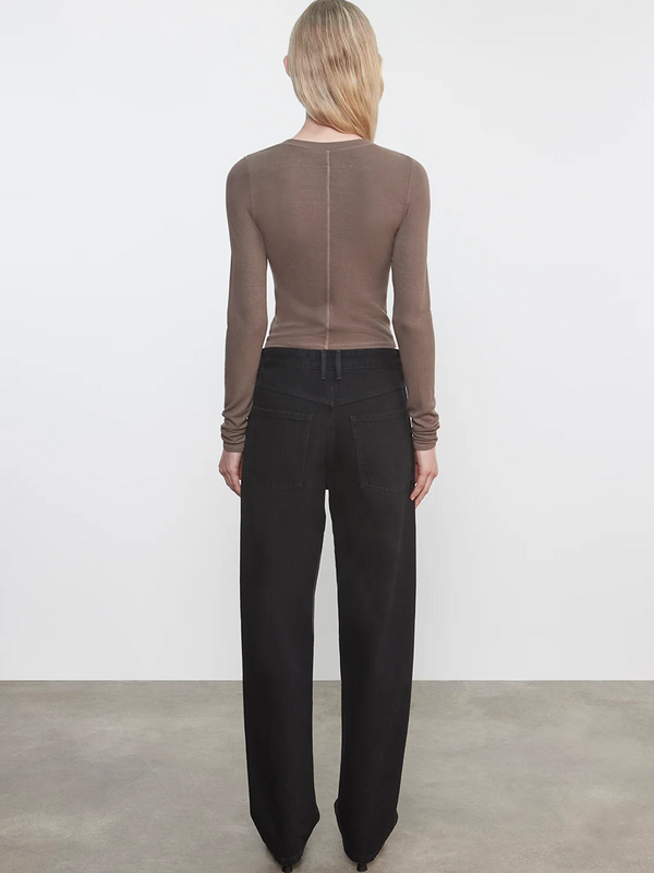 Silk Rib Essential Cardigan