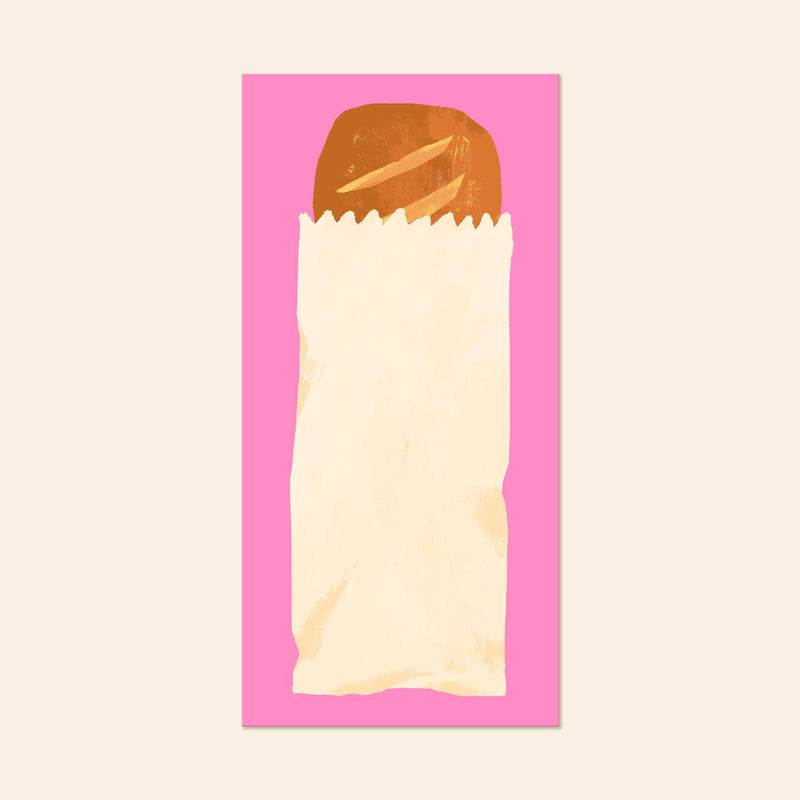Bread Listpad – Cute Grocery To-Do List Notepad