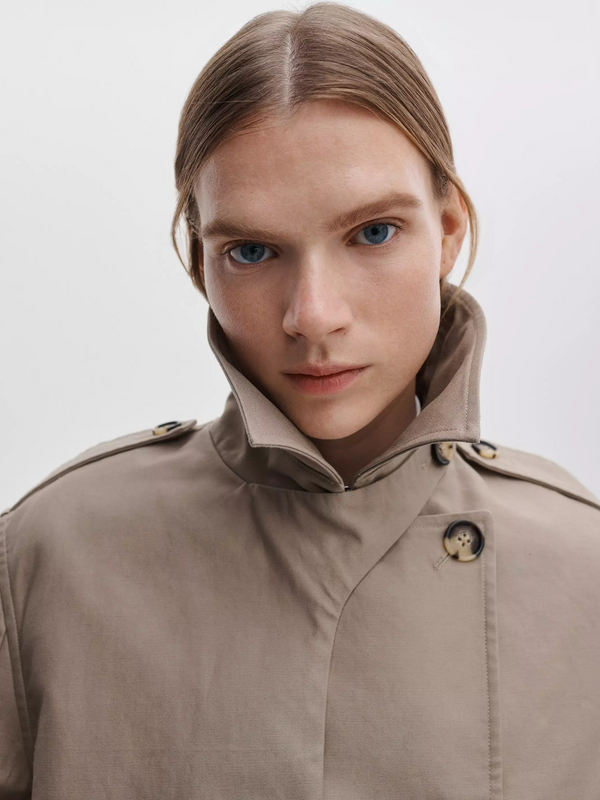 Jamie Cropped Trench