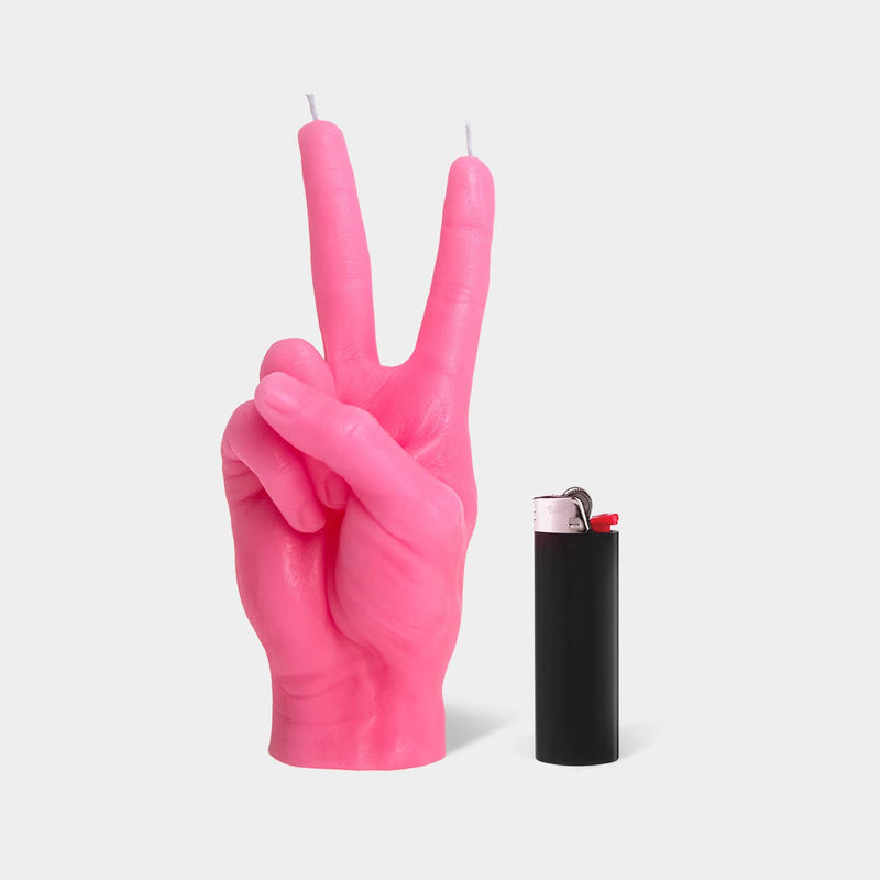 Original CandleHand "Peace" Candle - Lifesize & Full Detail