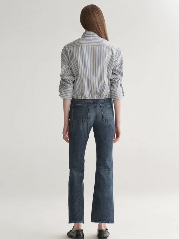 Leo Cropped Cotton Shirt