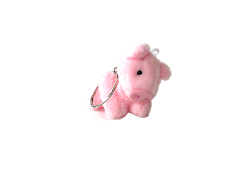 Miniature Plush Pig (Pink)