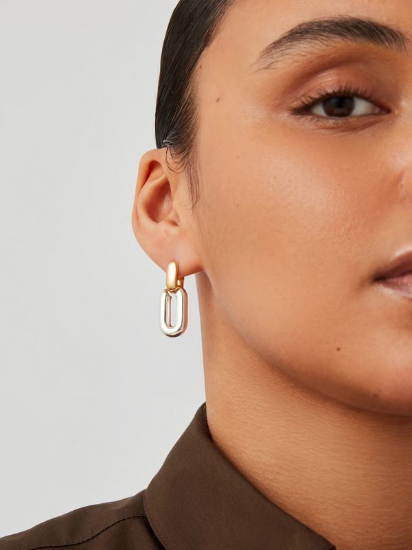Puffy Detachable Link Earrings