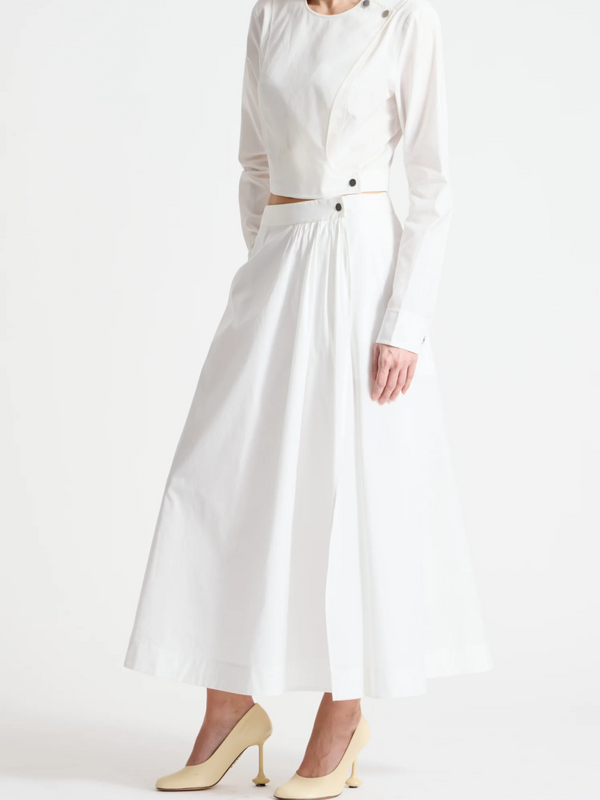 Flora Poplin Skirt
