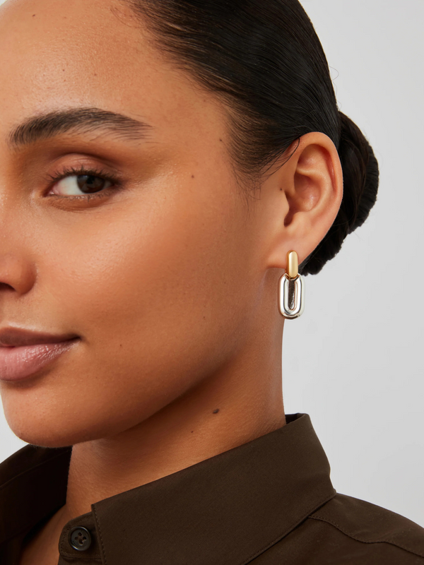 Puffy Detachable Link Earrings