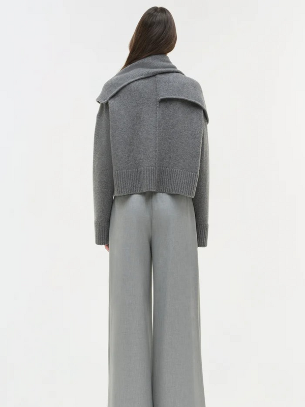 Elson Wool Cashmere Scarf Sweater