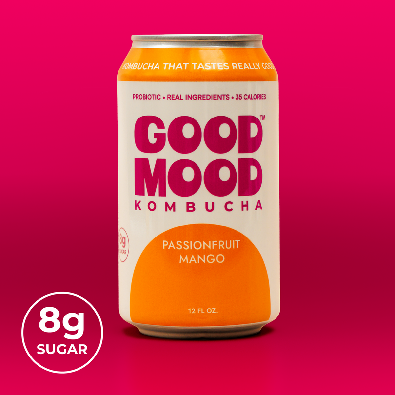 Passionfruit Mango Kombucha - 6 pack