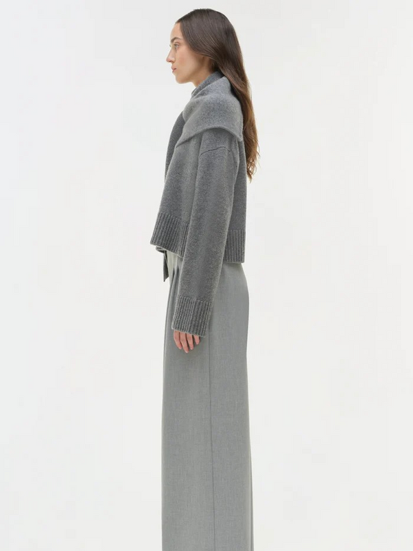 Elson Wool Cashmere Scarf Sweater