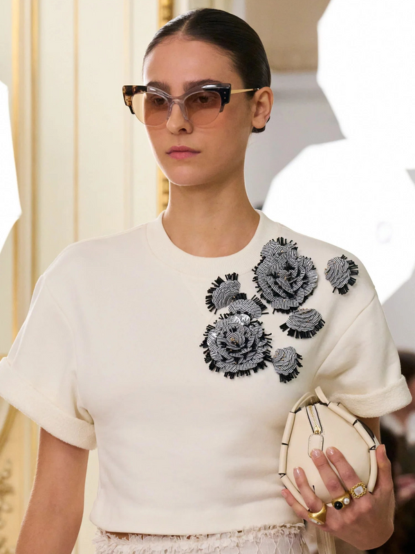 Cove Top with Embroidery