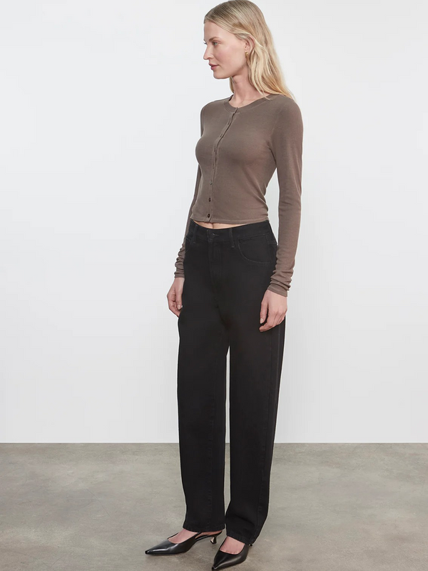 Silk Rib Essential Cardigan