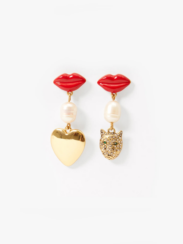 Le Lips Charm Earrings