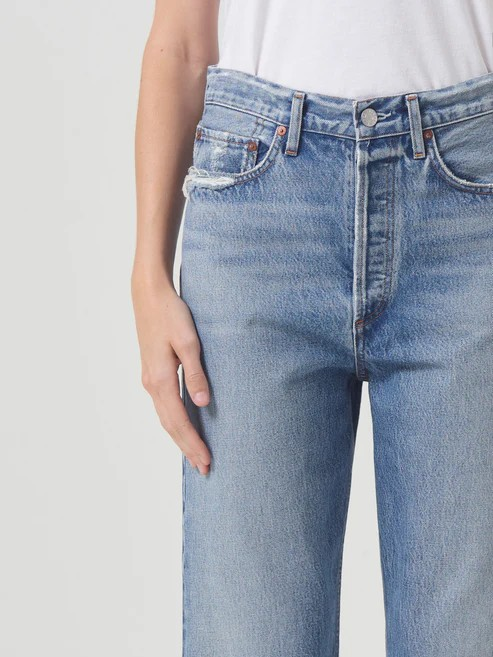 90's High Rise Straight Leg Jean