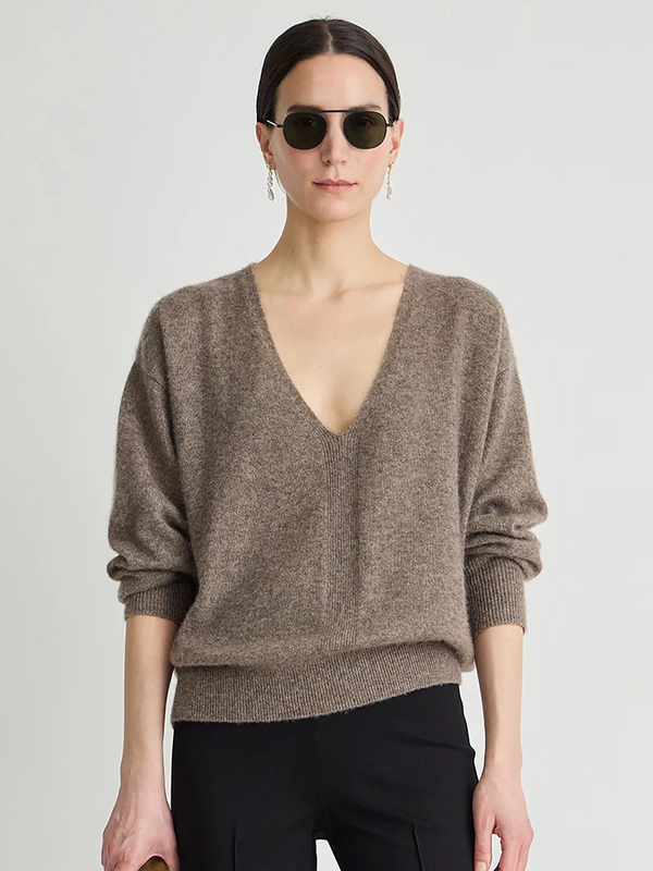 Softest Silk Cashmere V-Neck