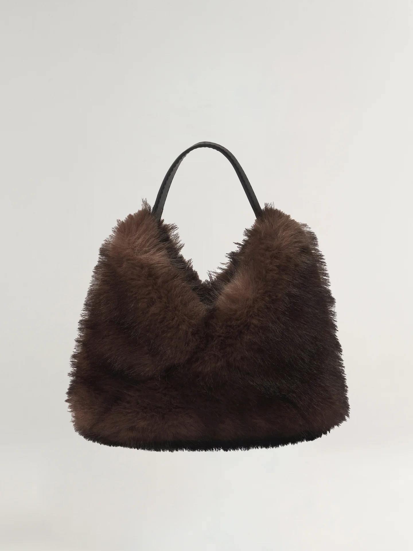 Sia Faux Fur Bag - Mink