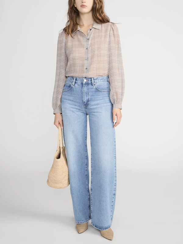 The Plaid Staple Blouse