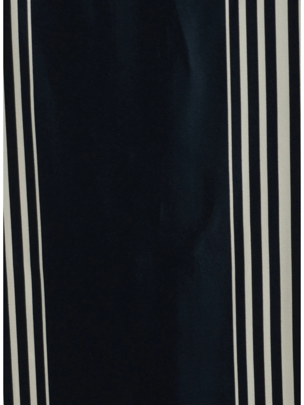 Suki Stripe Sleeveless Silk Blend Maxi Dress