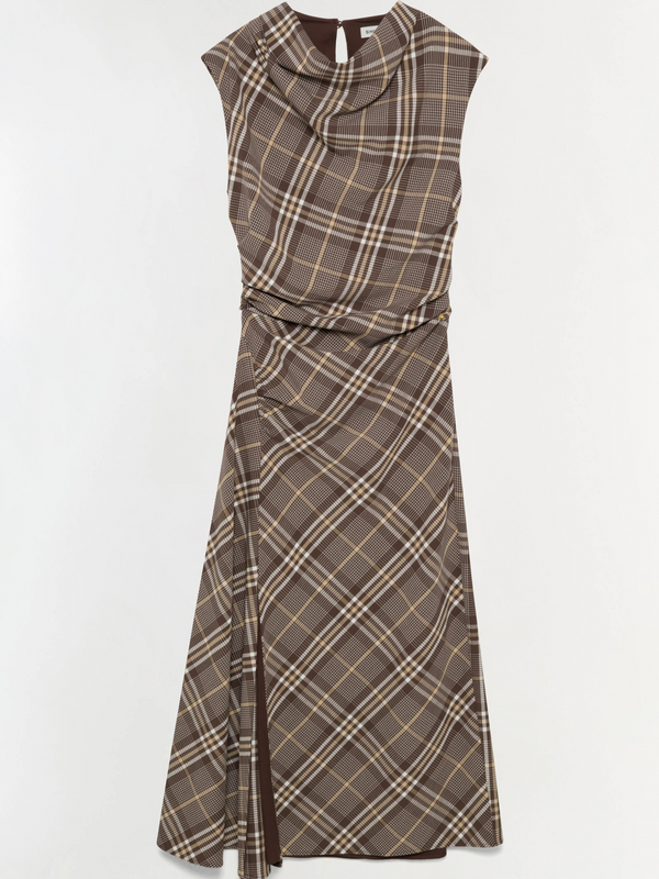 Burke Draped Midi Dress