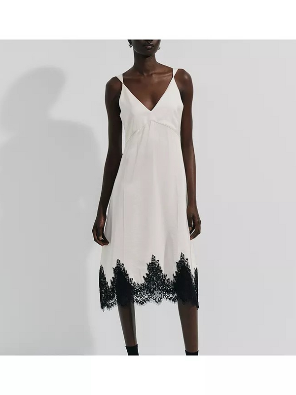 Luna Lace Trim Dress
