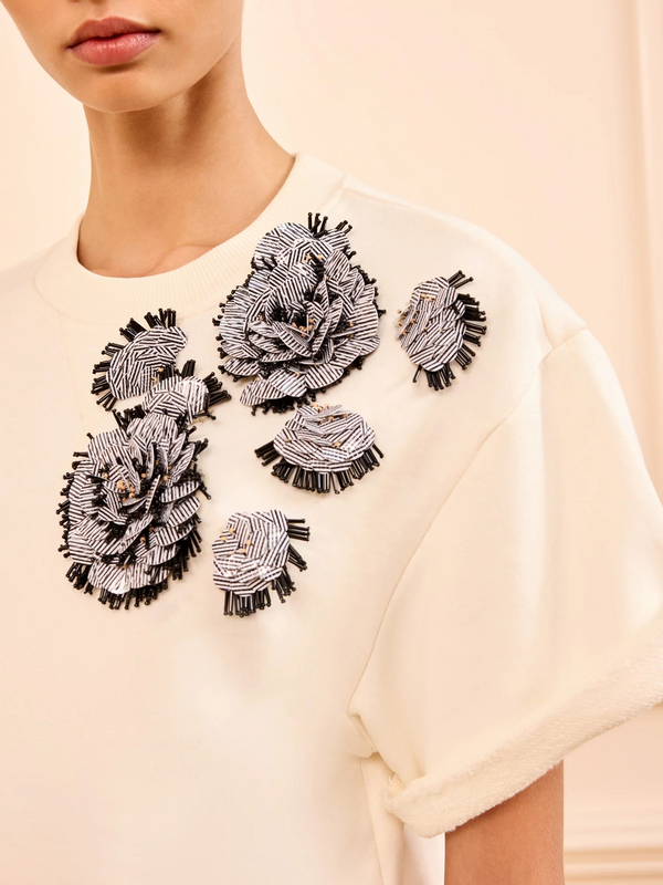 Cove Top with Embroidery