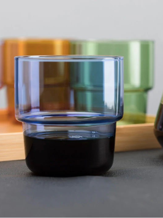 Colorful Stackable Drinking Glasses