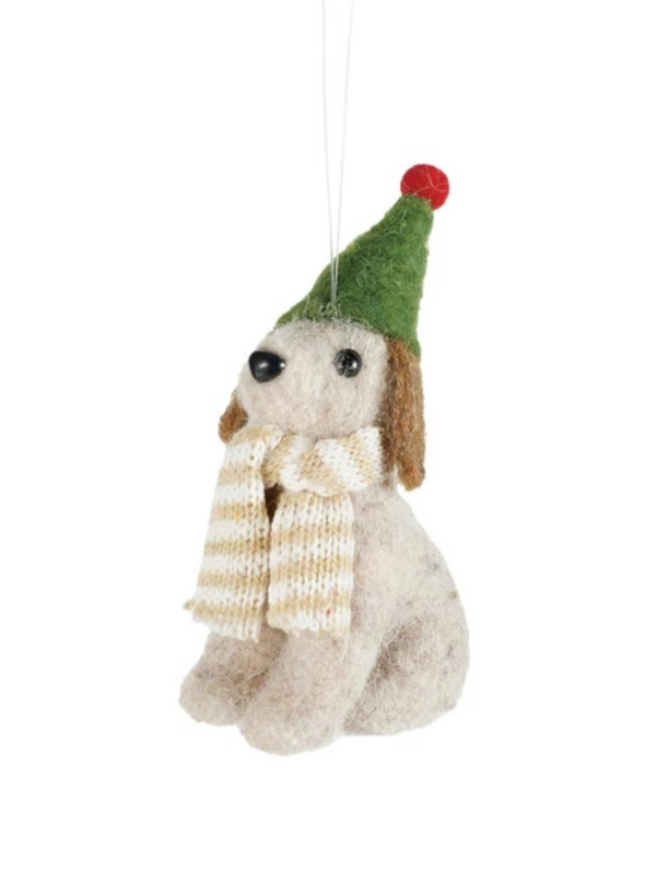 Felt Dog Ornament